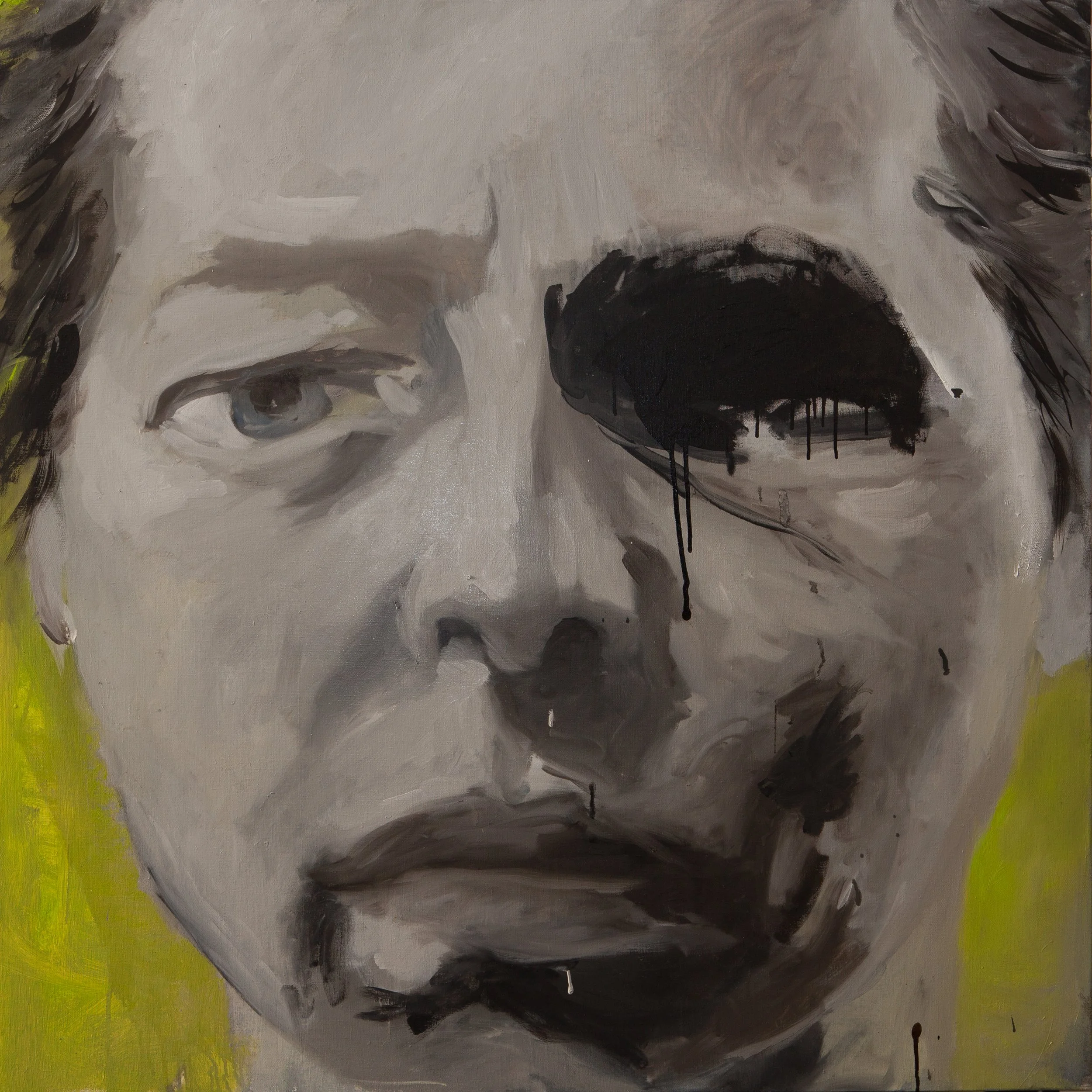 Ester Quintana, 2014, óleo sobre lienzo, 100 ×100 cm