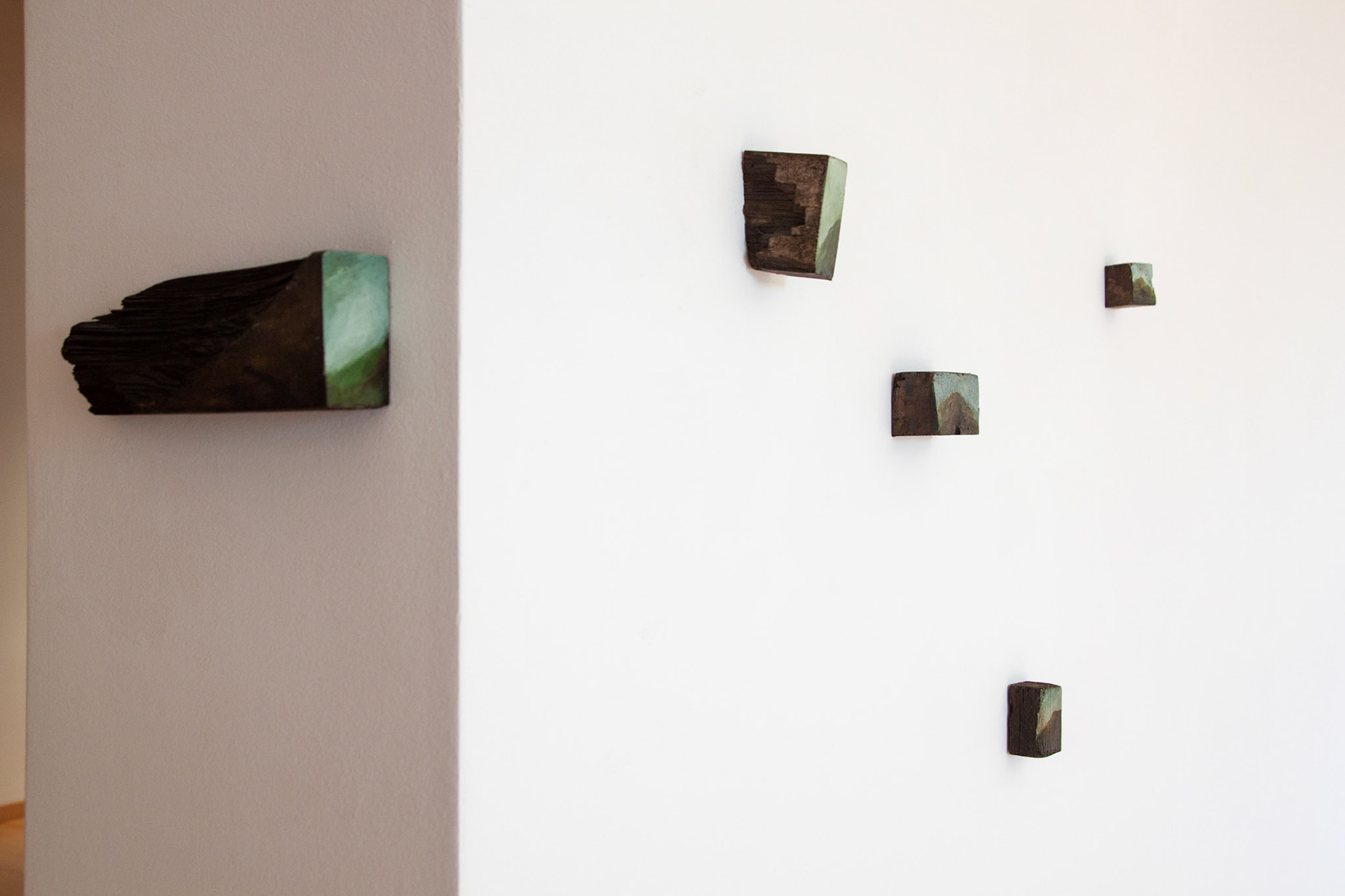 Paisajes portables, óleo sobre madera, fechas y dimensiones variables