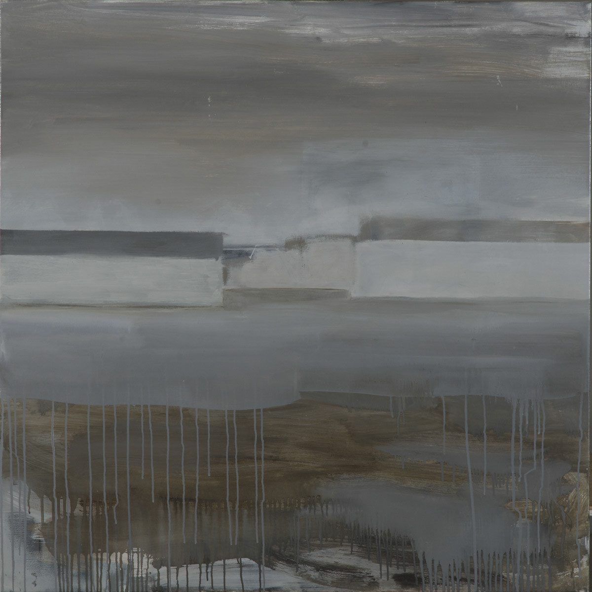 Campo, 2015, óleo sobre lienzo, 100 × 100 cm