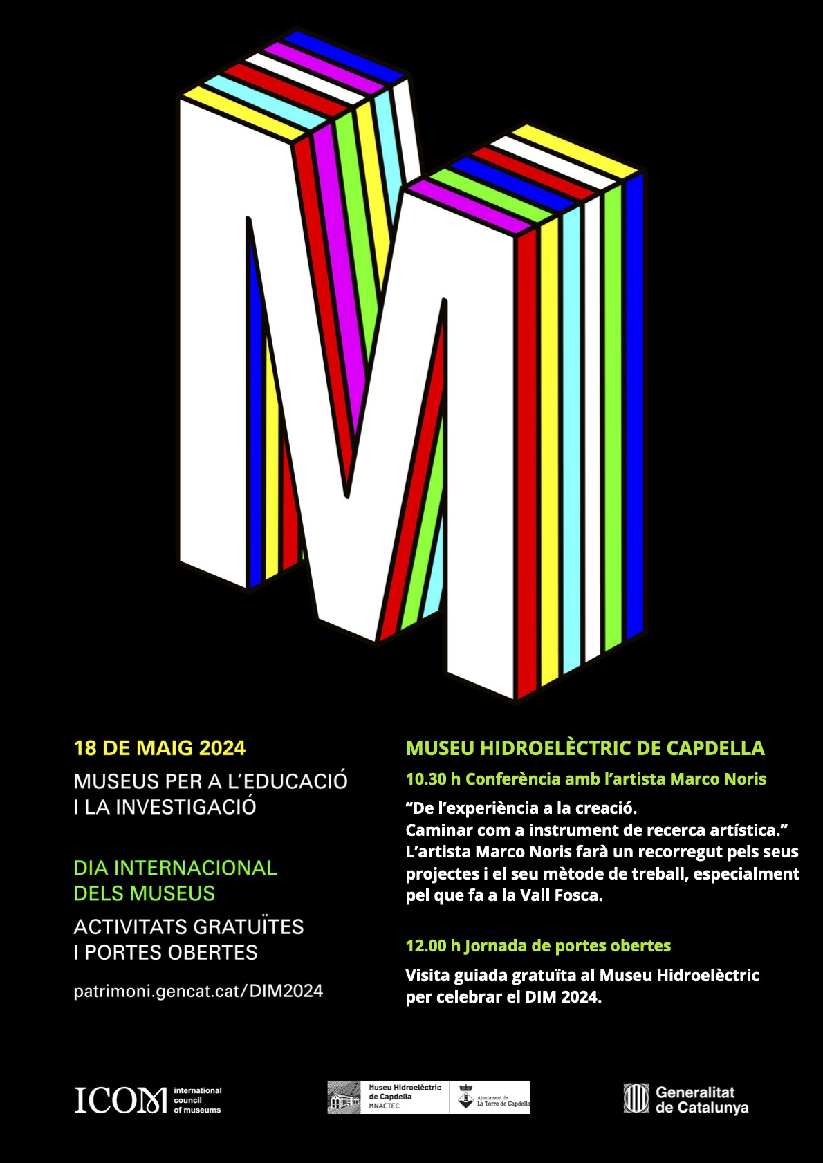 18 de mayo de 2024: conferencia en el Museu Hidroelèctric de Capdella con motivo del Día Internacional de los Museos