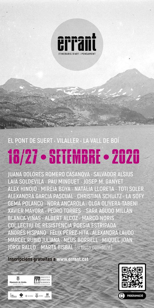 ERRANT — Itinerarios de Arte y Pensamiento 2020