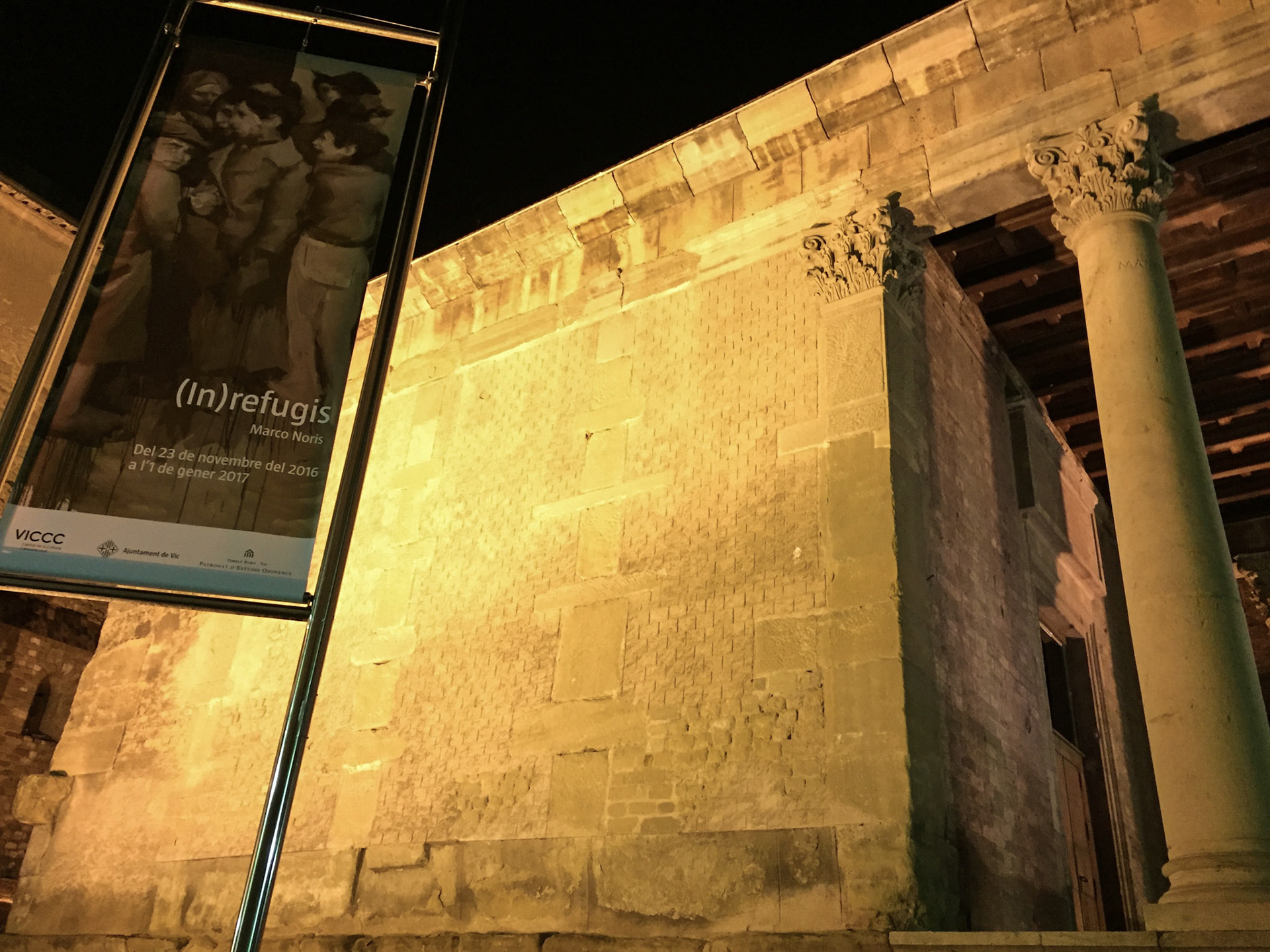 (In)refugios. 2016, Temple Romà, Vic, España