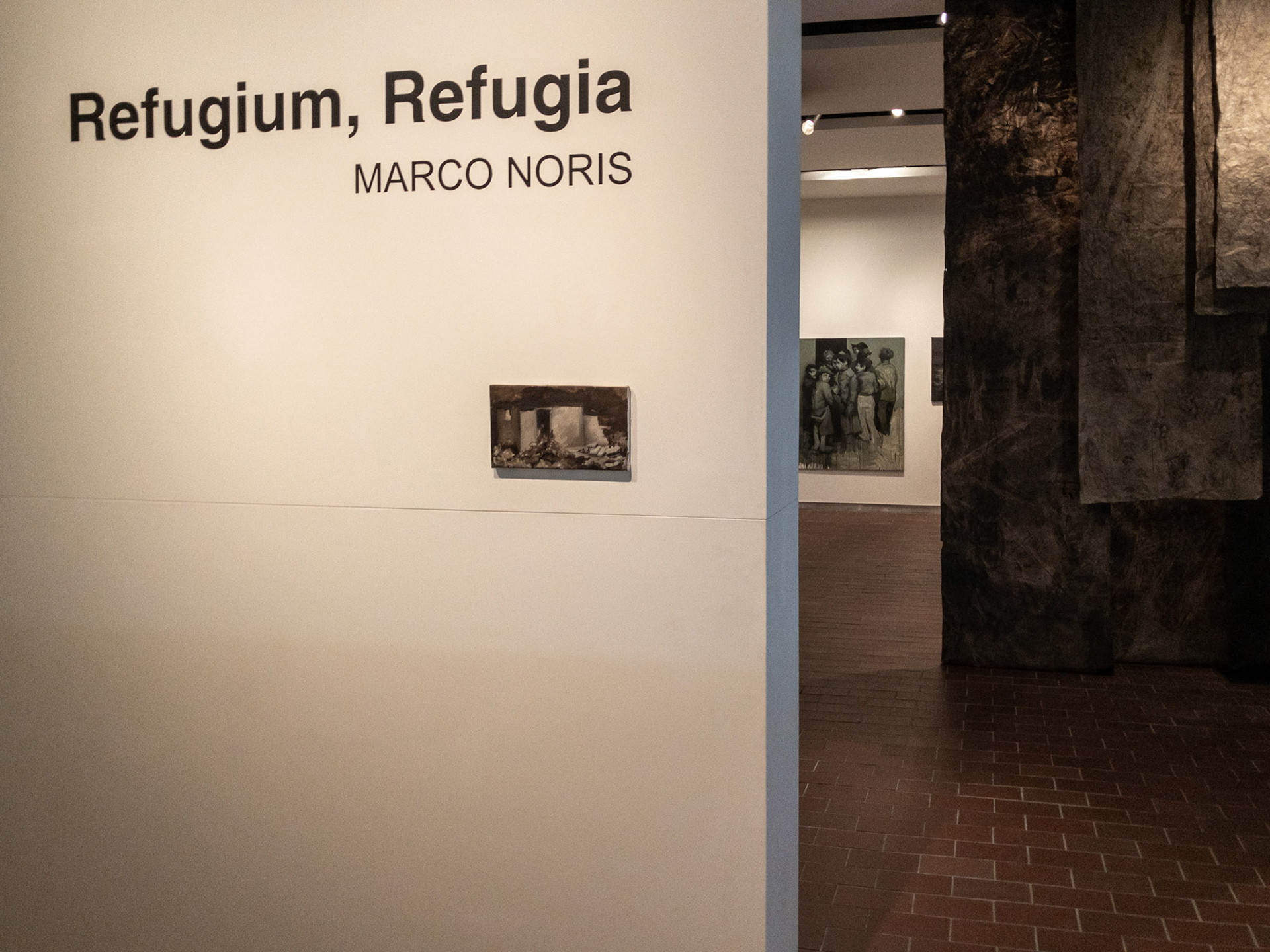 Refugium, refugia, 2019, Museu de l'Exili, La Jonquera. Vista de instalación